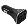 [UK Warehouse] HAWEEL Universal 5V 6.8A 4 USB Ports Car Charger for Smartphone / Tablet PC(Black)